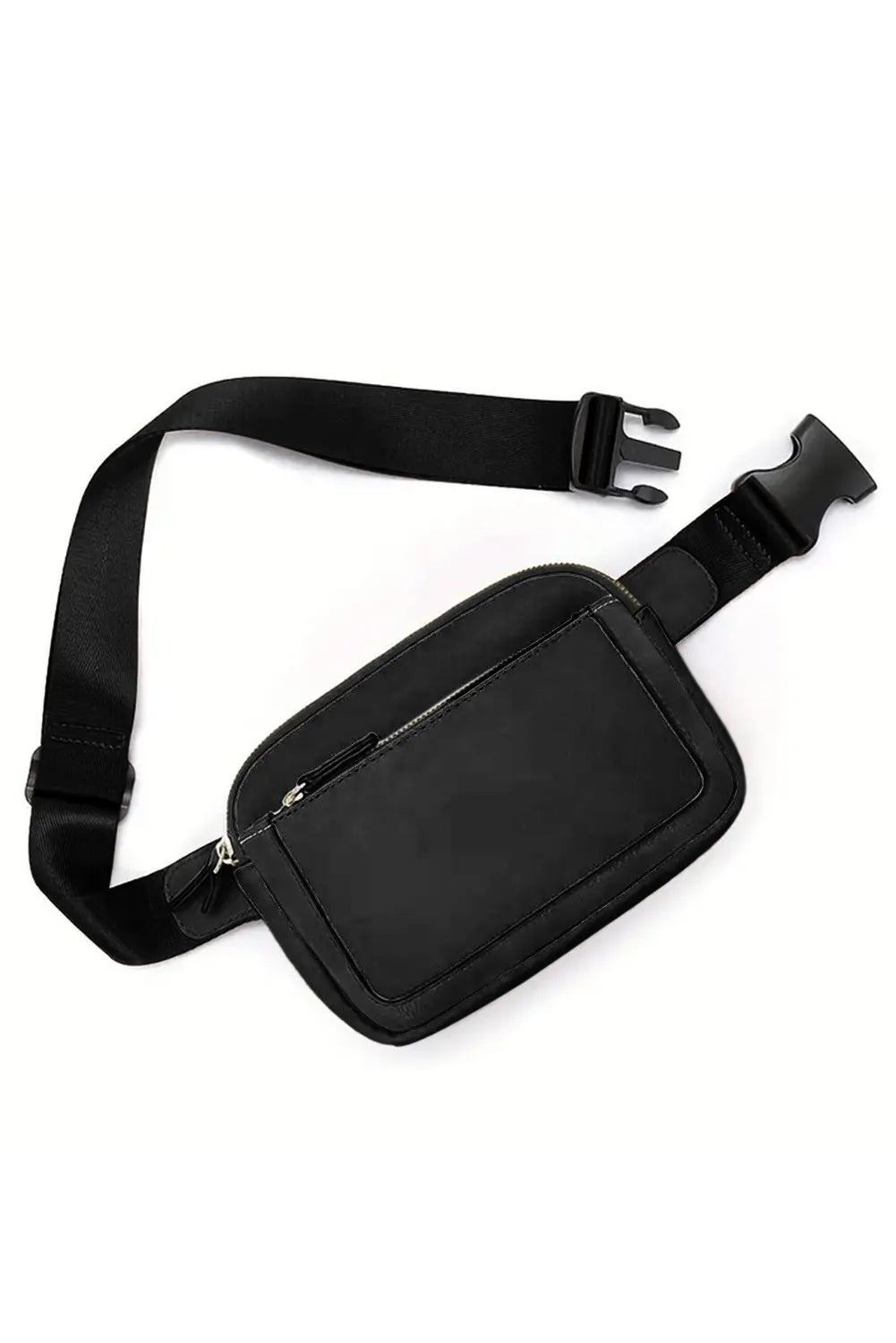 Black Multi-zipped Crossbody Bag