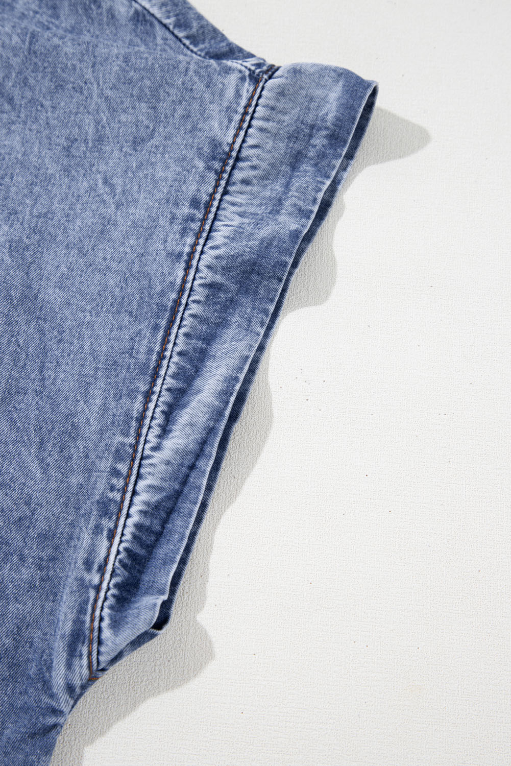 Beau Blue Short Sleeve Denim Dress