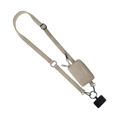 Clip & Go Strap With Pouch Brushed Vegan Leather