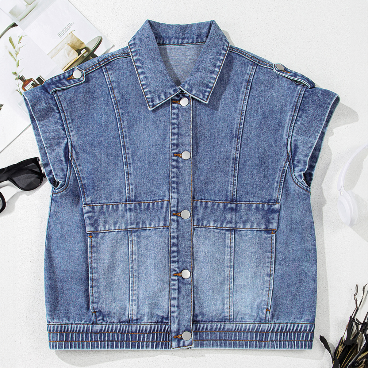 Ashleigh Blue Denim Vest