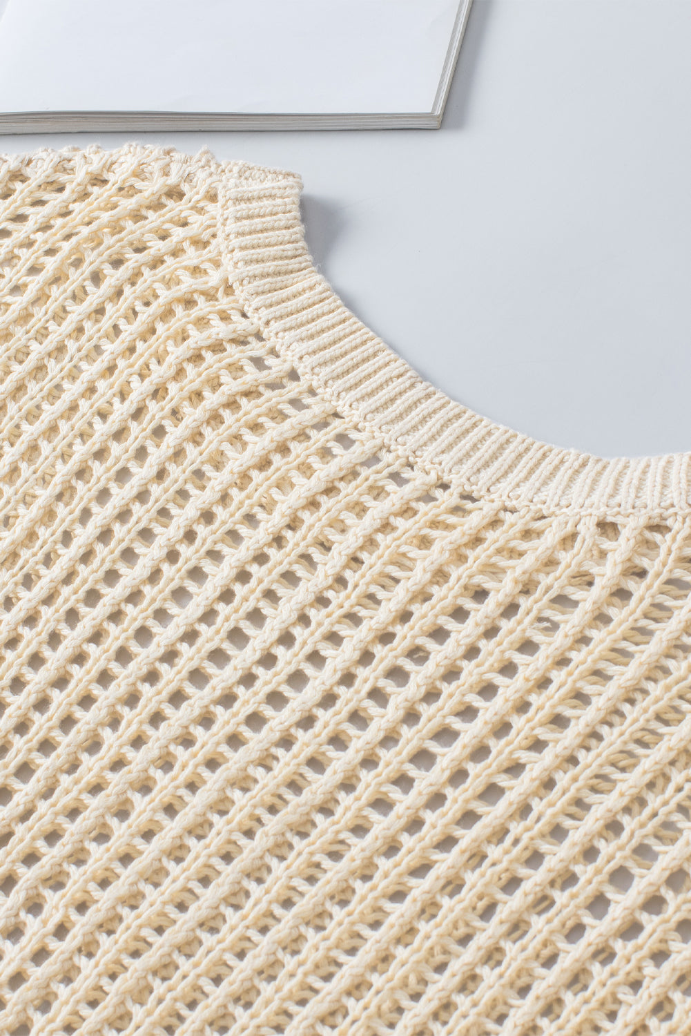 Crochet Hollow Out Knit Top