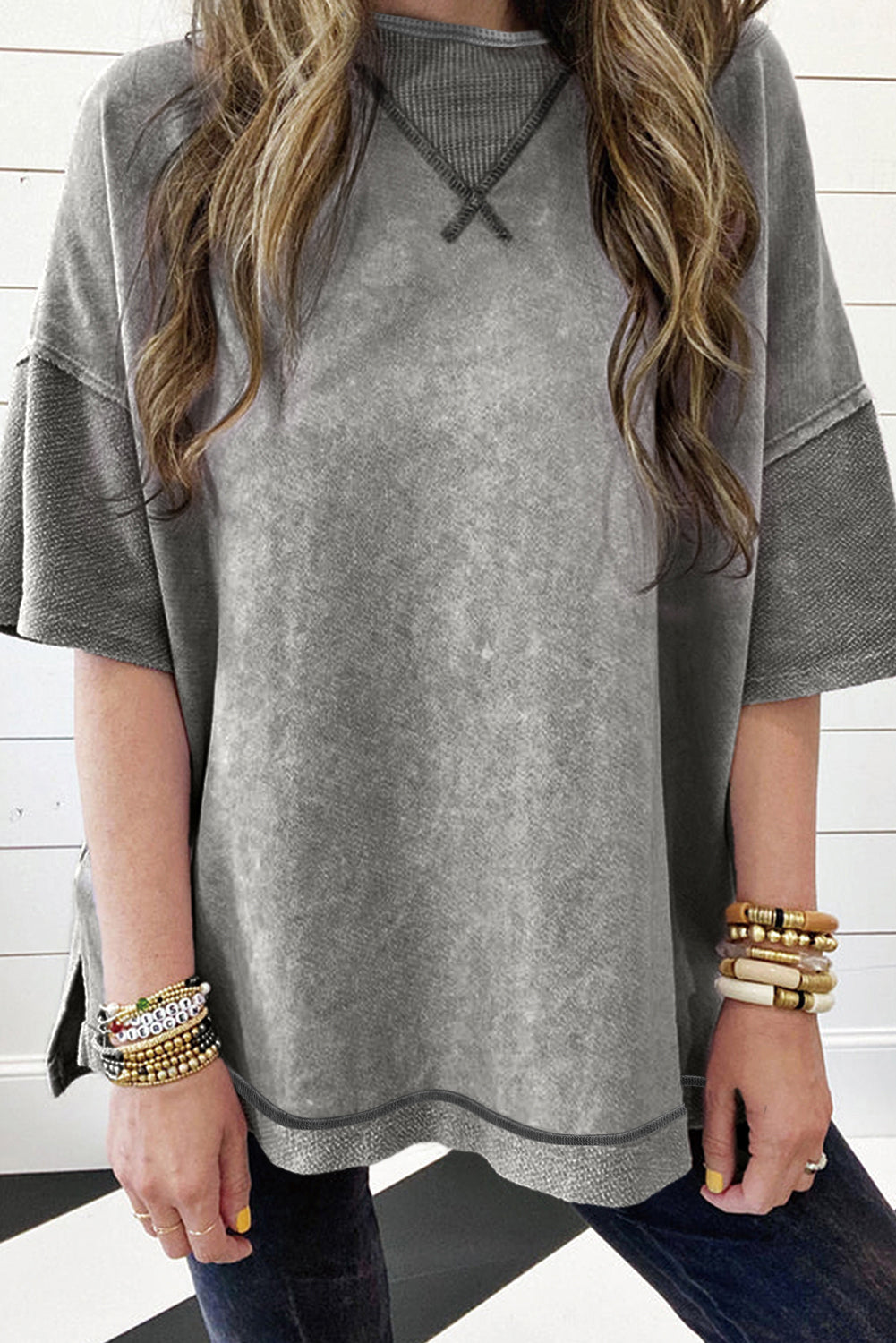 Mineral Wash Oversized Tee