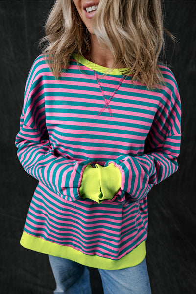 Striped Oversized Pullover