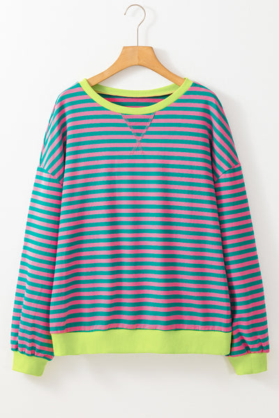 Striped Oversized Pullover