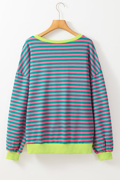 Striped Oversized Pullover