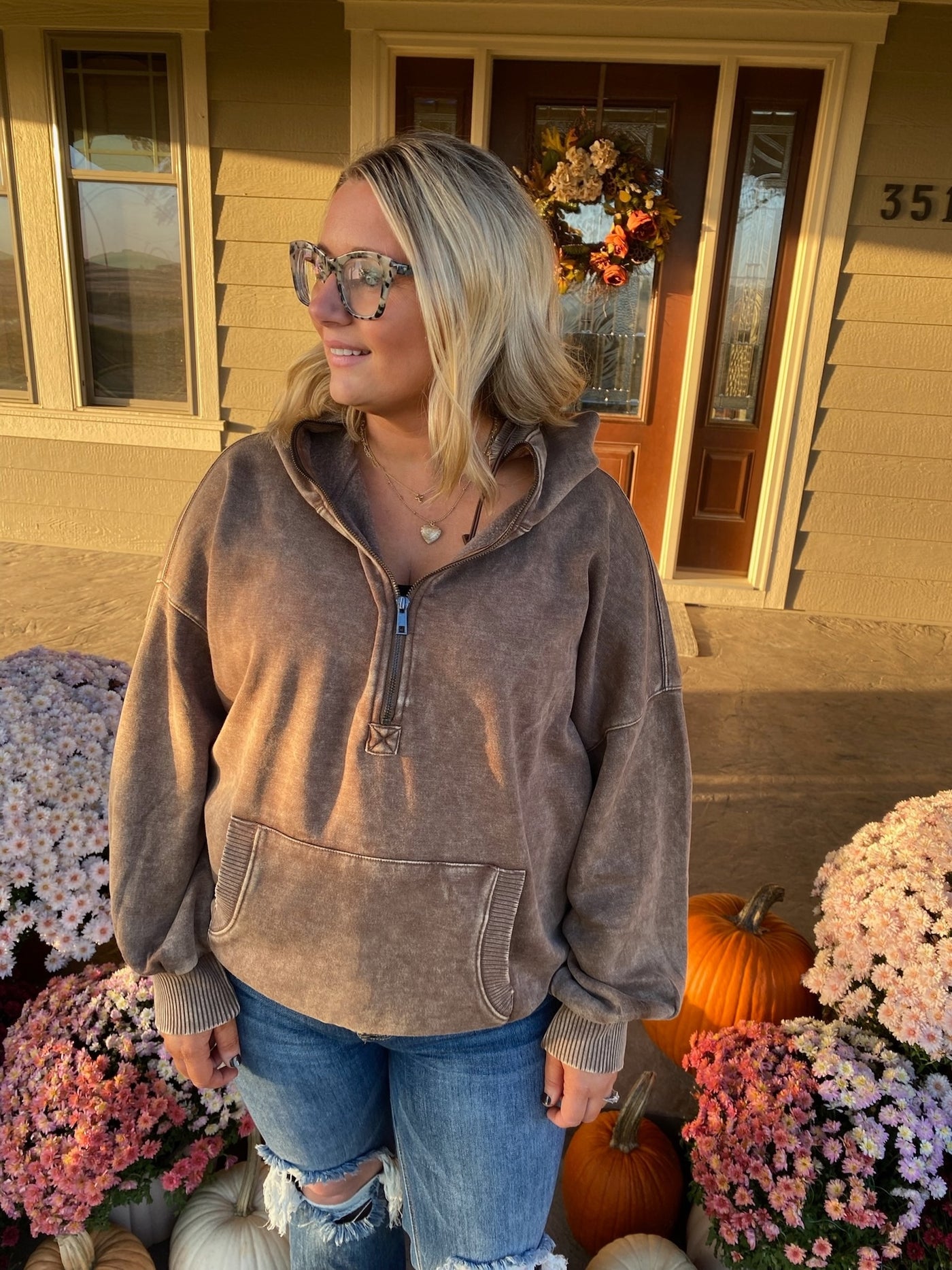 Drawstring Kangaroo Hoodie