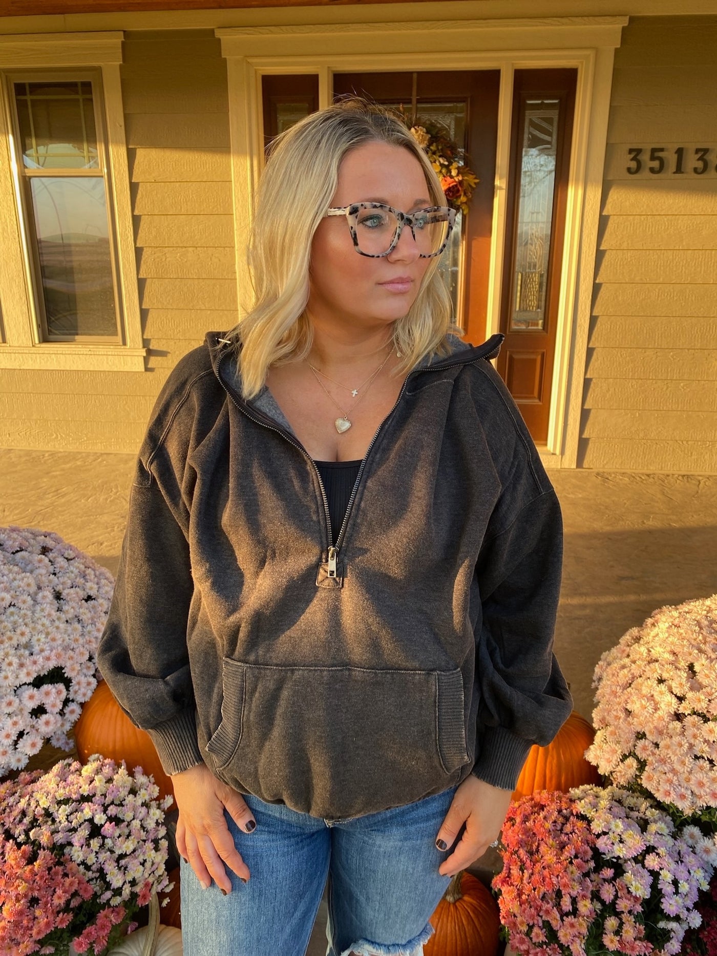 Drawstring Kangaroo Hoodie