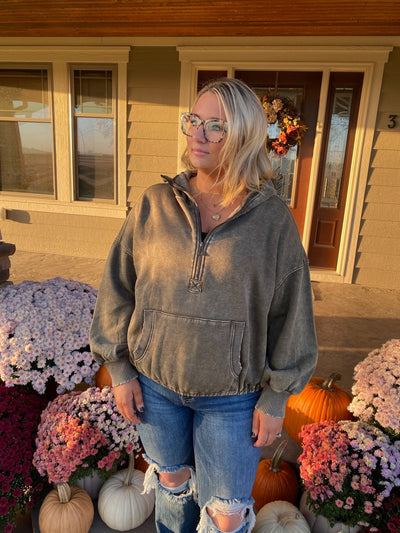 Drawstring Kangaroo Hoodie