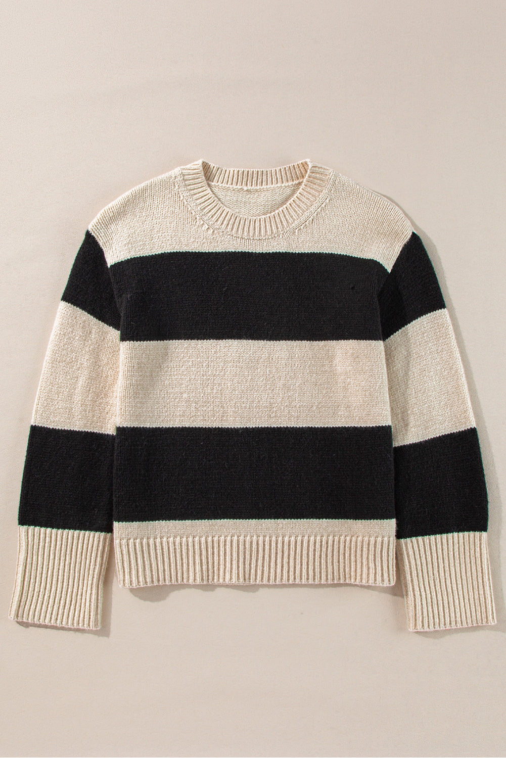 Striped Loose Pullover Sweater