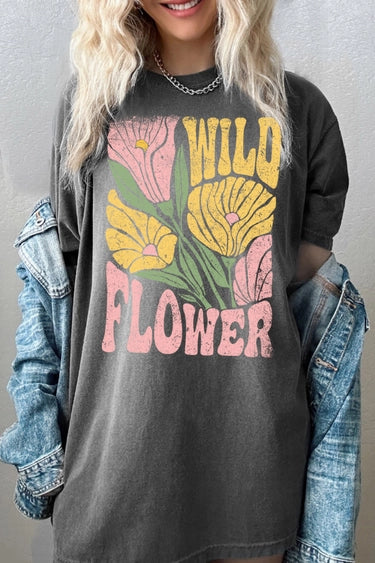 Wild Flower Oversized Tee