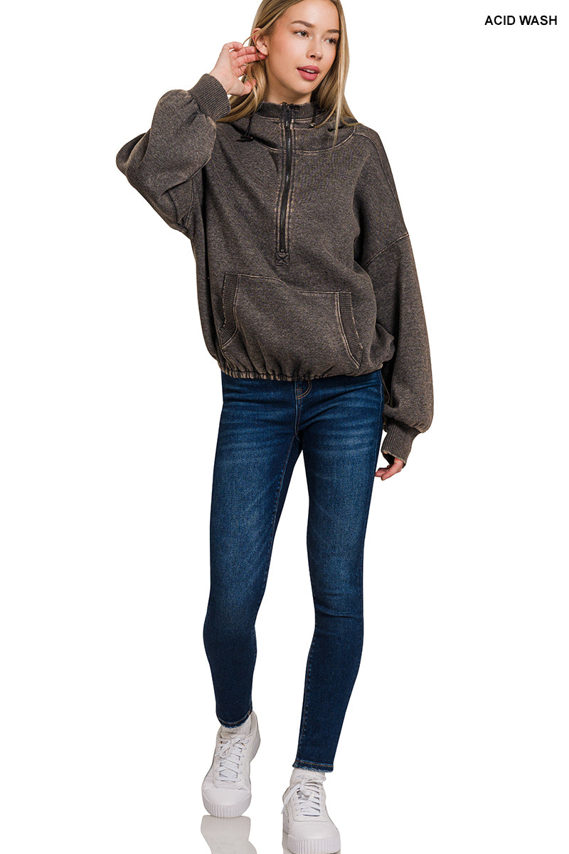 Drawstring Kangaroo Hoodie