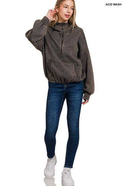 Drawstring Kangaroo Hoodie