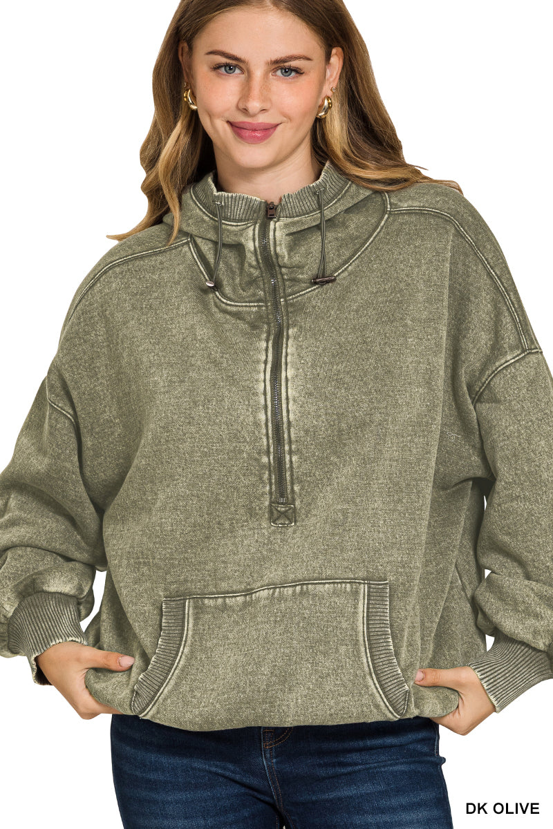 Drawstring Kangaroo Hoodie