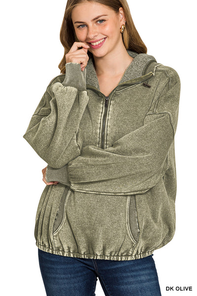Drawstring Kangaroo Hoodie