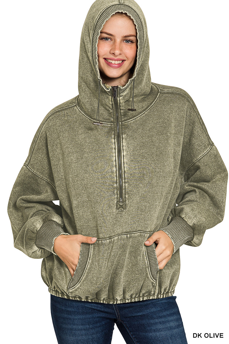 Drawstring Kangaroo Hoodie