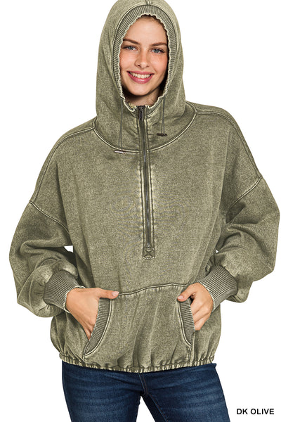 Drawstring Kangaroo Hoodie