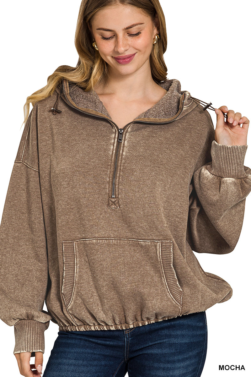 Drawstring Kangaroo Hoodie