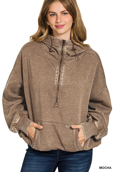 Drawstring Kangaroo Hoodie