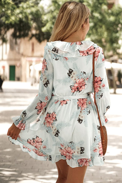 White Floral Dress