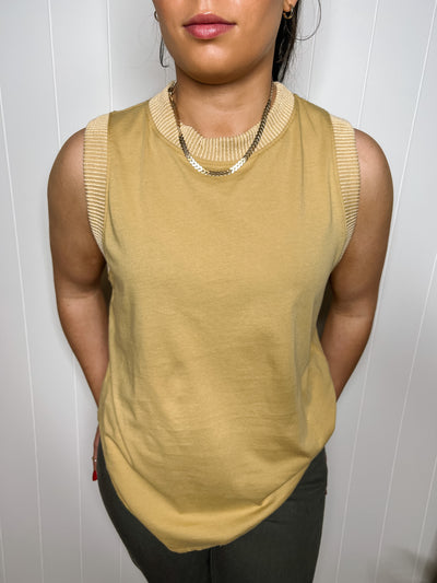 Ribbed Loose Tank