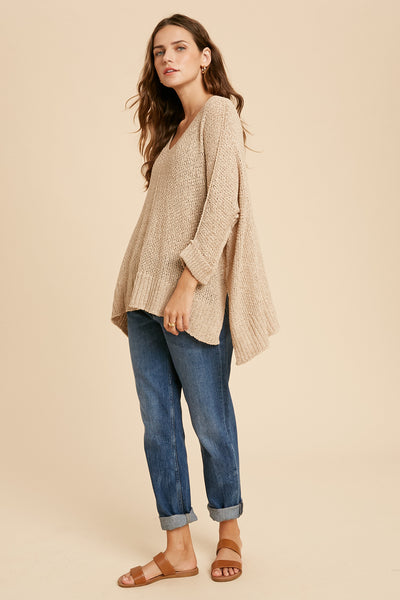 Taupe Knit Sweater