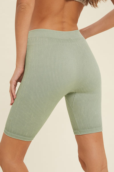 Seamless Ribbed Biker