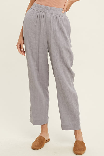 Cotton Gauze Pants